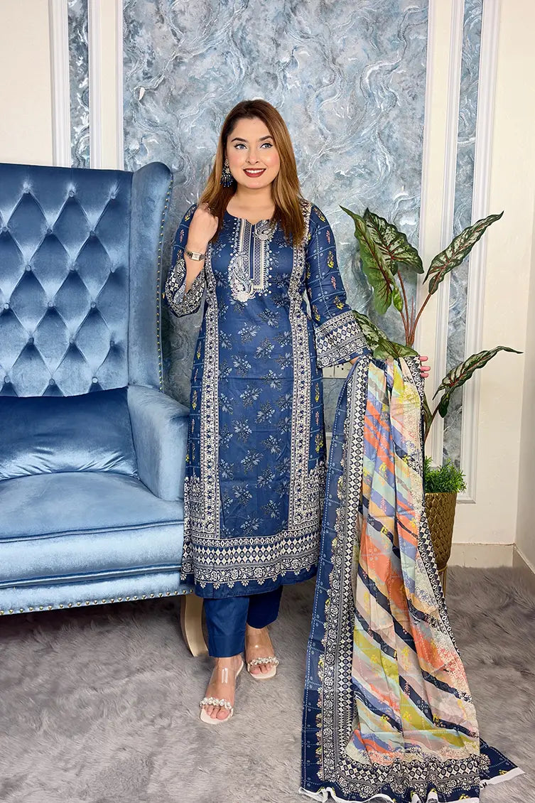 Elaf Premium SWISS LAWN 3 piece