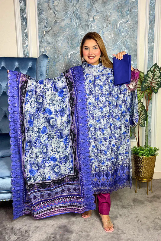 Semi-stitched Premium cotton 3-piece