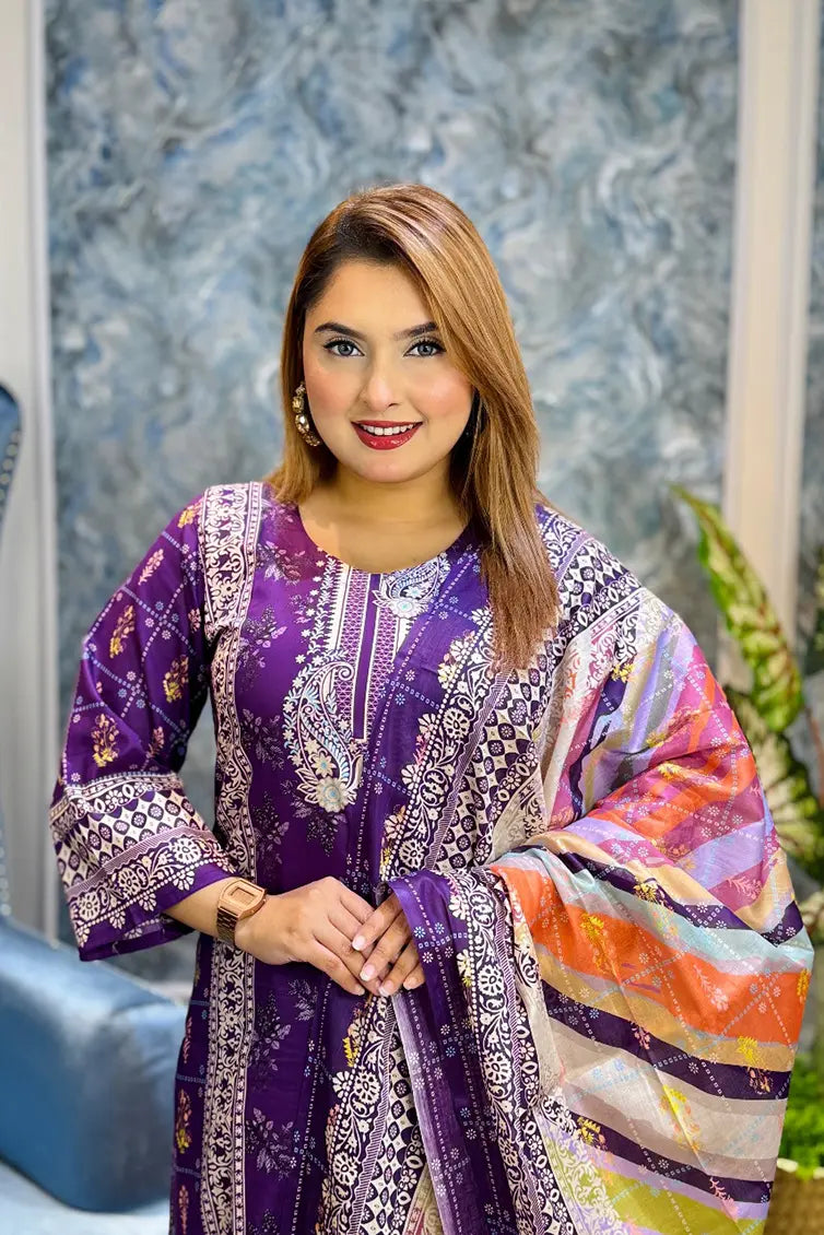 Elaf Premium SWISS LAWN 3-piece