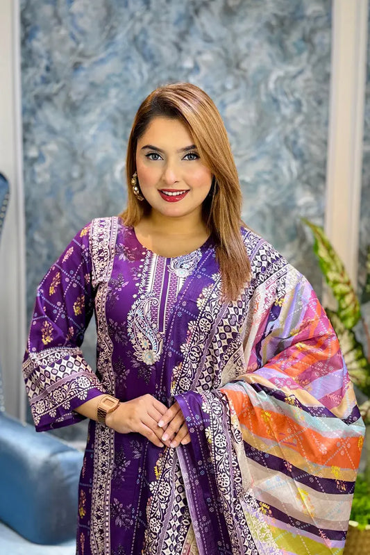 Elaf Premium SWISS LAWN 3-piece